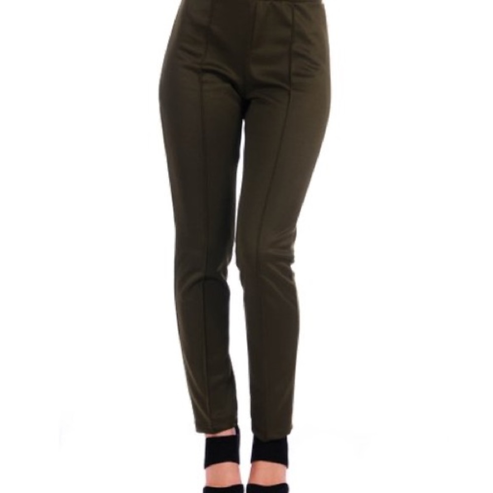 Urim Apparel Black Techno Skinny Pants.